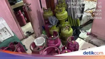 Polisi Bongkar Praktik Gas Oplosan di Depok, Elpiji 3 Kg Disuntik ke Tabung Besar