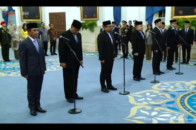 Prabowo Lantik Enam Menteri Baru di Istana Negara
