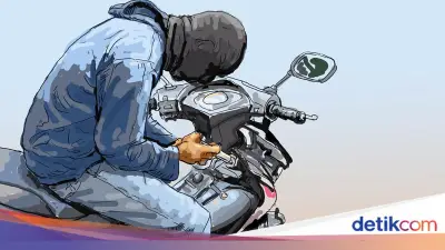 Pria di Bogor Curi Motor Keponakan untuk Bersenang-senang Bareng Wanita