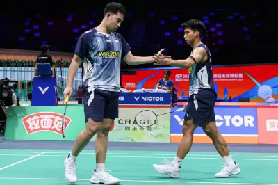 Sabar/Reza Tancap Gas, Hajar Thailand di Babak Pertama Kejuaraan Asia 2026