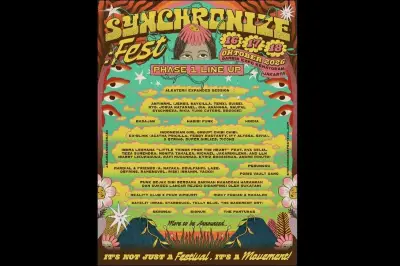 Synchronize Fest 2026 Umumkan Lineup Fase Pertama, Hadirkan Hindia hingga Habibi Funk
