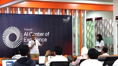 Telkom Perkuat Kemampuan Developer Makassar lewat Pelatihan AI Connect Offline Series