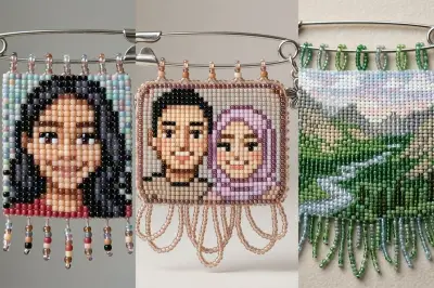 Tren AI Art: Ubah Foto Biasa Jadi Kerajinan Manik-Manik Mini ala Pin Peniti