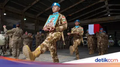 UNIFIL Beri Penghormatan Terakhir untuk Praka Rico yang Gugur di Lebanon