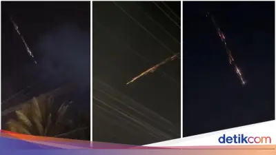 Warga Lampung Heboh, Benda Bercahaya Misterius Melintas Cepat di Langit Malam