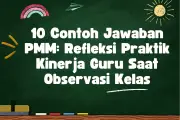10 Contoh Jawaban PMM Refleksi Kinerja Guru Saat Observasi Kelas