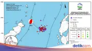 48 Gempa Susulan Terdeteksi Pasca Gempa M 7,6 di Bitung, BMKG Pantau Dampak