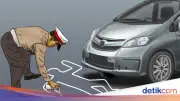 Anggota PPSU Tewas Tertabrak Mobil Saat Bertugas Menyapu di Pasar Minggu Jaksel