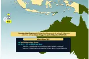 BMKG Deteksi Bibit Siklon Tropis 92S di Samudra Hindia Barat Daya Banten