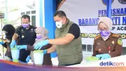 BNN Aceh Musnahkan 4,9 Kg Sabu, Sisa 5 Gram untuk Sidang