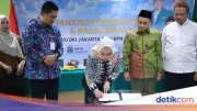 BPN DKI Jakarta dan PWNU Tandatangani MoU Percepatan Sertifikasi Tanah Wakaf