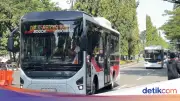 Bus Listrik Rute Bojonggede-Sentul Bogor Mulai Beroperasi, Gratis 3 Bulan