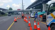 Contraflow di Tol Jakarta-Cikampek Dihentikan, Lalu Lintas Kembali Normal