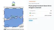 Gempa Hari Ini Guncang Larantuka NTT Dua Kali, Magnitudo 3,8 dan 2,9