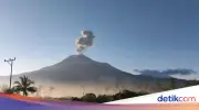 Gunung Lewotobi Laki-laki Erupsi Pagi Ini, Kolom Abu Capai 600 Meter