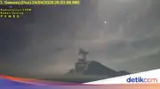 Gunung Semeru Erupsi Malam Ini, Awan Panas Luncur 4,5 Km