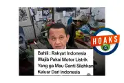 Hoaks Beredar: Menteri Bahlil Diklaim Wajibkan Motor Listrik