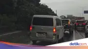 Hujan Deras dan Angin Kencang Sebabkan Pohon Tumbang di Tol Jagorawi dan JORR
