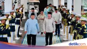 Jokowi Tegaskan Hanya Silaturahmi Saat Hadir di Open House Prabowo di Istana