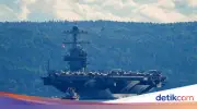 Kapal Induk Terbesar AS USS Gerald R Ford Kembali Berlayar Usai Perbaikan