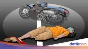 Kecelakaan Maut di Narogong, Pengendara Motor Tewas Tertindas Truk Boks