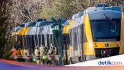 Kecelakaan Serius: Dua Kereta Tabrakan di Denmark, 10 Orang Luka-luka