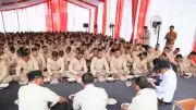 Momen Hangat Mendagri Santap Siang Bersama Praja IPDN di Aceh Tamiang