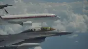 Pesawat Kepresidenan Prabowo Dikawal 4 Jet F-16 dan 2 T-50 ke Magelang