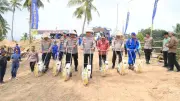 Polda Banten Manfaatkan Lahan Eks Tambang untuk Tanam Jagung