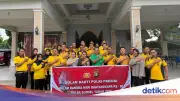 Polda Sumsel Gelar Bakti Religi Bersihkan Masjid dan Gereja di Palembang