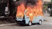 Polisi Buru Pelaku Pembakaran Sopir Angkot di Tanah Abang