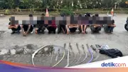 Polisi Tangkap 20 Remaja Hendak Tawuran di Depok, 10 Celurit Disita