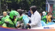 Polwan Polda Metro Jaya Peringati Hari Kartini dengan Aksi Bersih Lingkungan dan Berbagi
