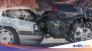 Tabrakan Fortuner dan Sigra di Gading Serpong, Dua Mobil Rusak Tanpa Korban Jiwa