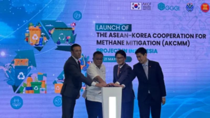 ASEAN-Korsel Luncurkan Proyek Tekan Emisi Gas Metana di Indonesia
