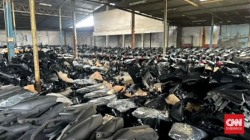 Gudang Motor Ilegal di Jaksel Raup Untung Rp26 M dalam 4 Tahun