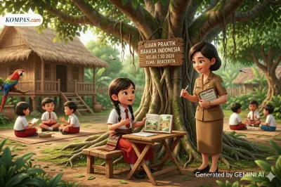 100 Contoh Soal Bahasa Indonesia Kelas 1 Semester 2 Kurikulum Merdeka