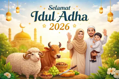 100 Ucapan Selamat Idul Adha 1447 H/2026 Penuh Makna dan Menyentuh Hati