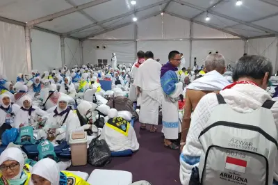 1,5 Juta Jemaah Haji Mulai Padati Mina, Lantunan Talbiyah Bergema