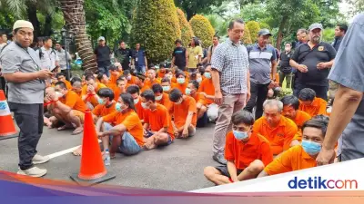 173 Tersangka Kejahatan Jalanan Ditahan, Terancam 7-15 Tahun Penjara