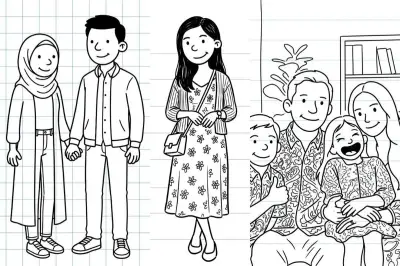 5 Prompt AI untuk Ubah Fotomu Jadi Gaya Ilustrasi Diary of a Wimpy Kid
