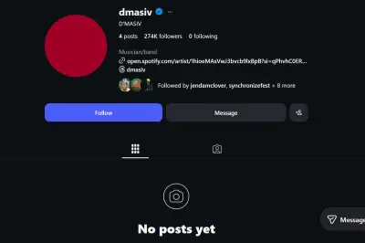 Akun Instagram D'MASIV Hilang, Fans Heboh