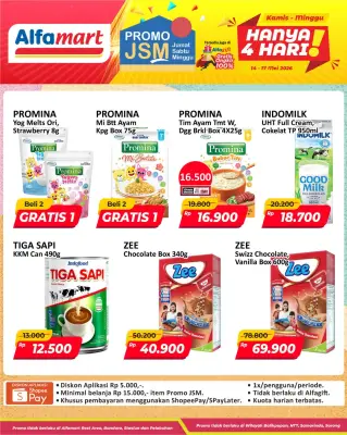 Alfamart Hadirkan Promo JSM Hemat dengan Diskon dan Cashback hingga 17 Mei