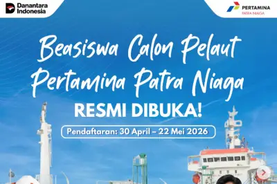 Beasiswa Calon Pelaut Pertamina Dibuka, Ada Uang Saku dan Biaya Hidup