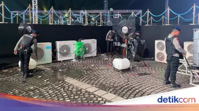 Brimob Polda Metro Sterilisasi Monas Jelang May Day, Pastikan Aman