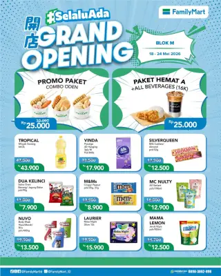 FamilyMart Diskon Besar-besaran di Blok M 18-24 Mei 2026