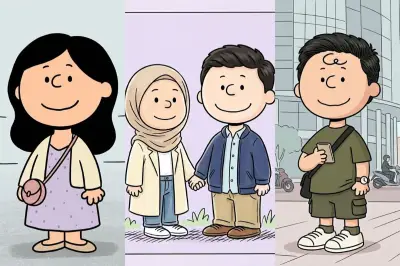 Gaya Edit Foto AI ala Komik Peanuts dan Snoopy Kembali Viral