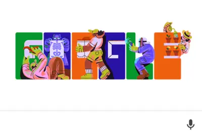Google Doodle Rayakan Hari Buruh 2026 dengan Ilustrasi Lima Pekerja