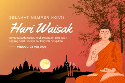 Hari Raya Waisak 2026: Tema Dharma Menjaga Perdamaian Dunia