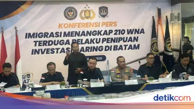 Imigrasi Tangkap 210 WNA di Batam Terkait Penipuan Investasi Online